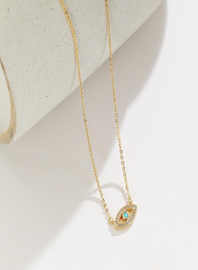 Collner 14K Gold Heart Pendant Necklace for Women Dainty Star Necklace Tiny Evil Eye Choker Necklace Boho Crescent Moon Necklace Minimalist Jewelry - Image 5